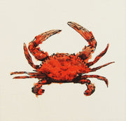 Organic Cotton Cushion Panel Sea Life Crab