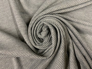 F302 Double Knit Stripe Grey