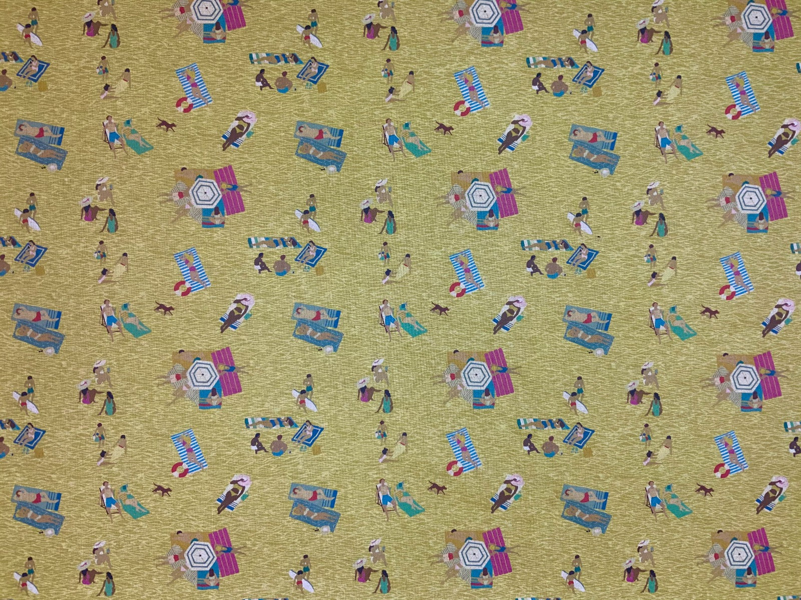 Beach Day Oilcloth S60