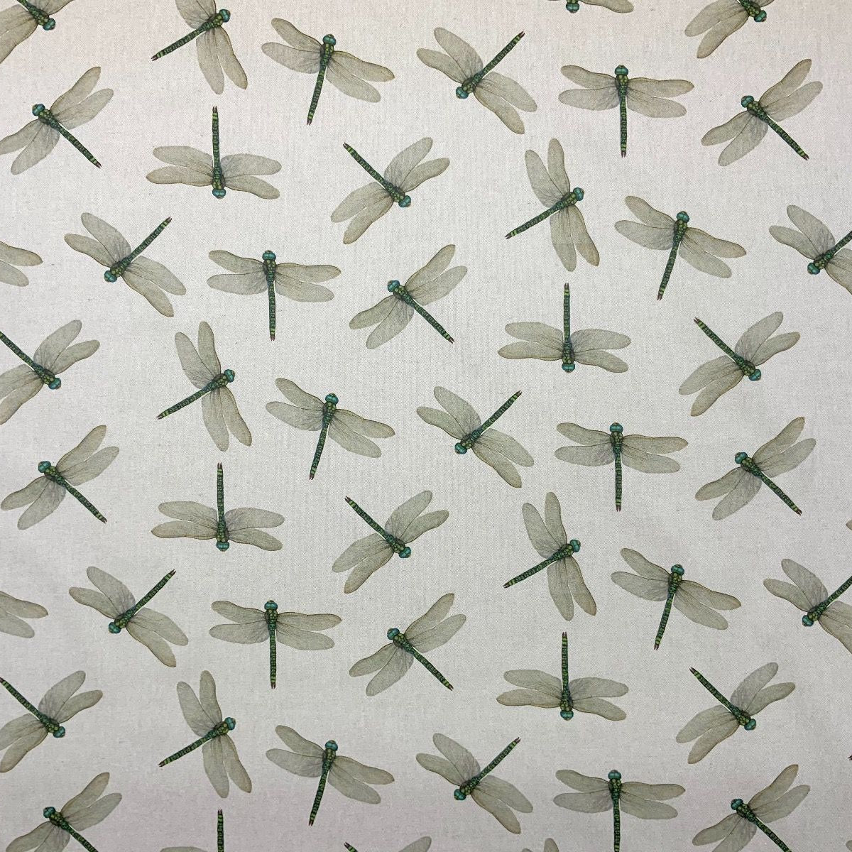 S278 Dragonfly Linen Oilcloth