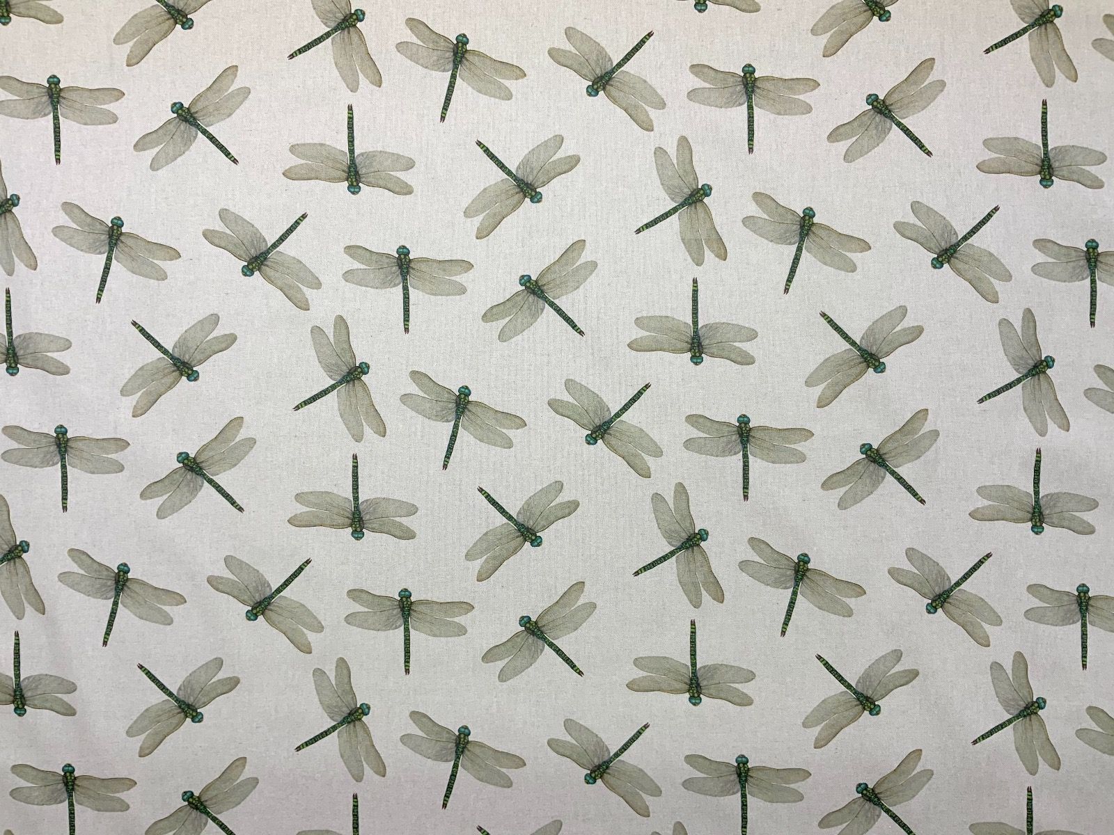 S278 Dragonfly Linen Oilcloth