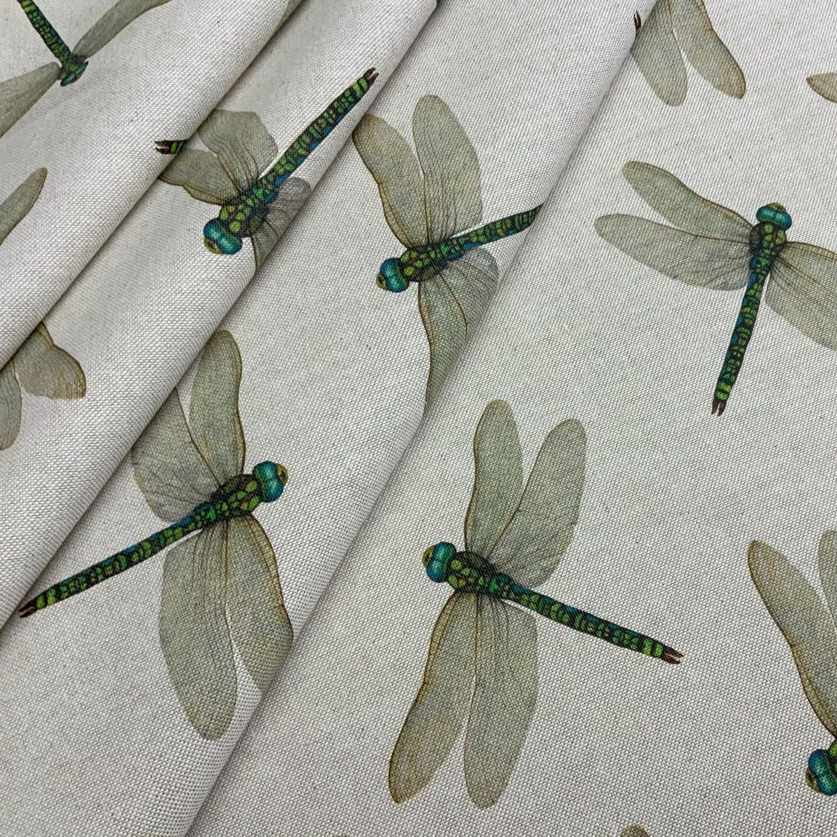 S278 Dragonfly Linen Oilcloth