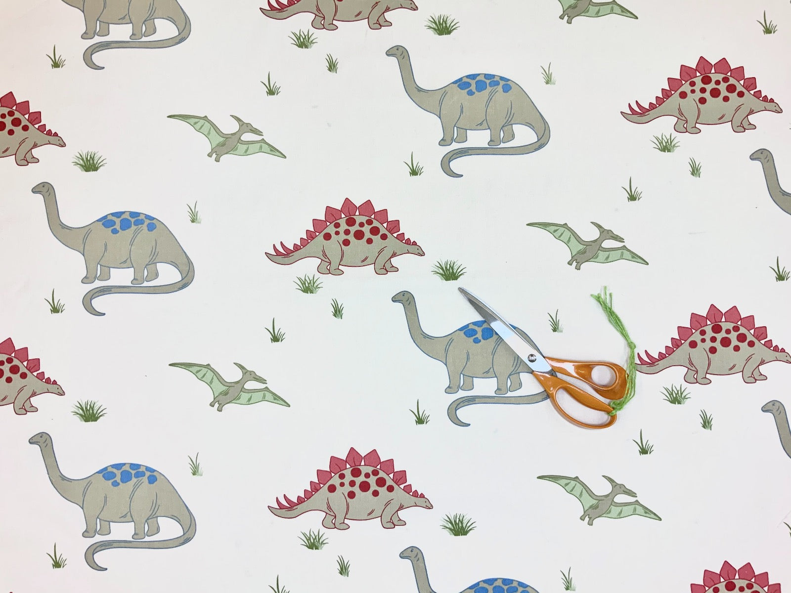 Dinosaur Linen Multi Tex Ex 2314