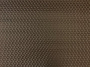 H285 Quilted Leatherette Brown