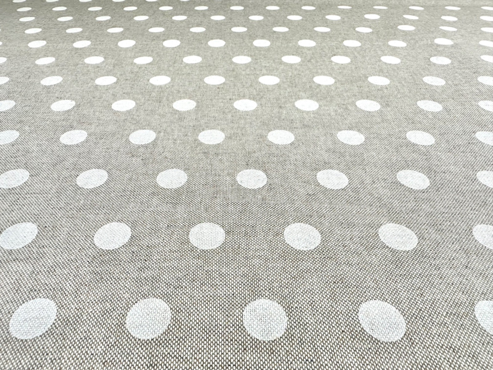 S259 Dots Linen Oilcloth