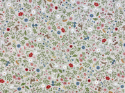 T522 Floral Animal Garden Linen Multi