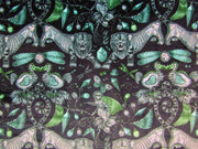 Clarke & Clarke Extinct Velvet Navy