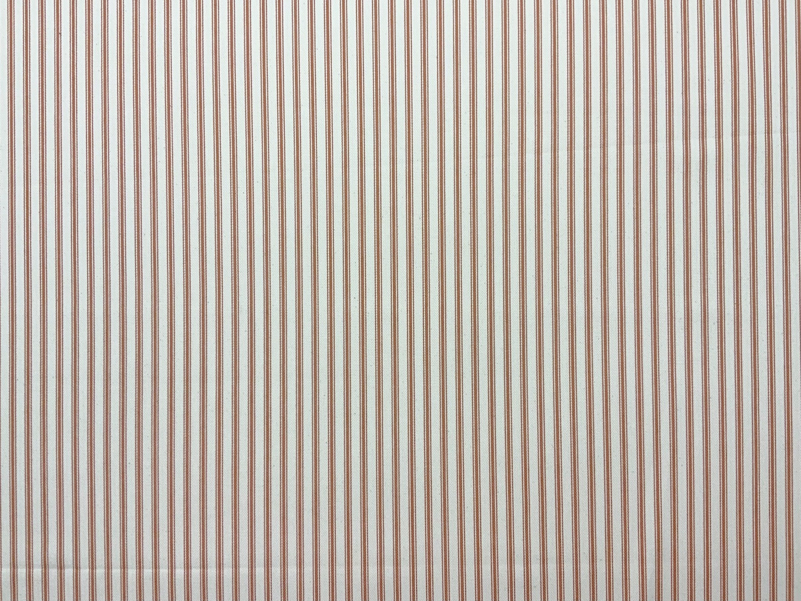 S120 French Woven Ticking Rust