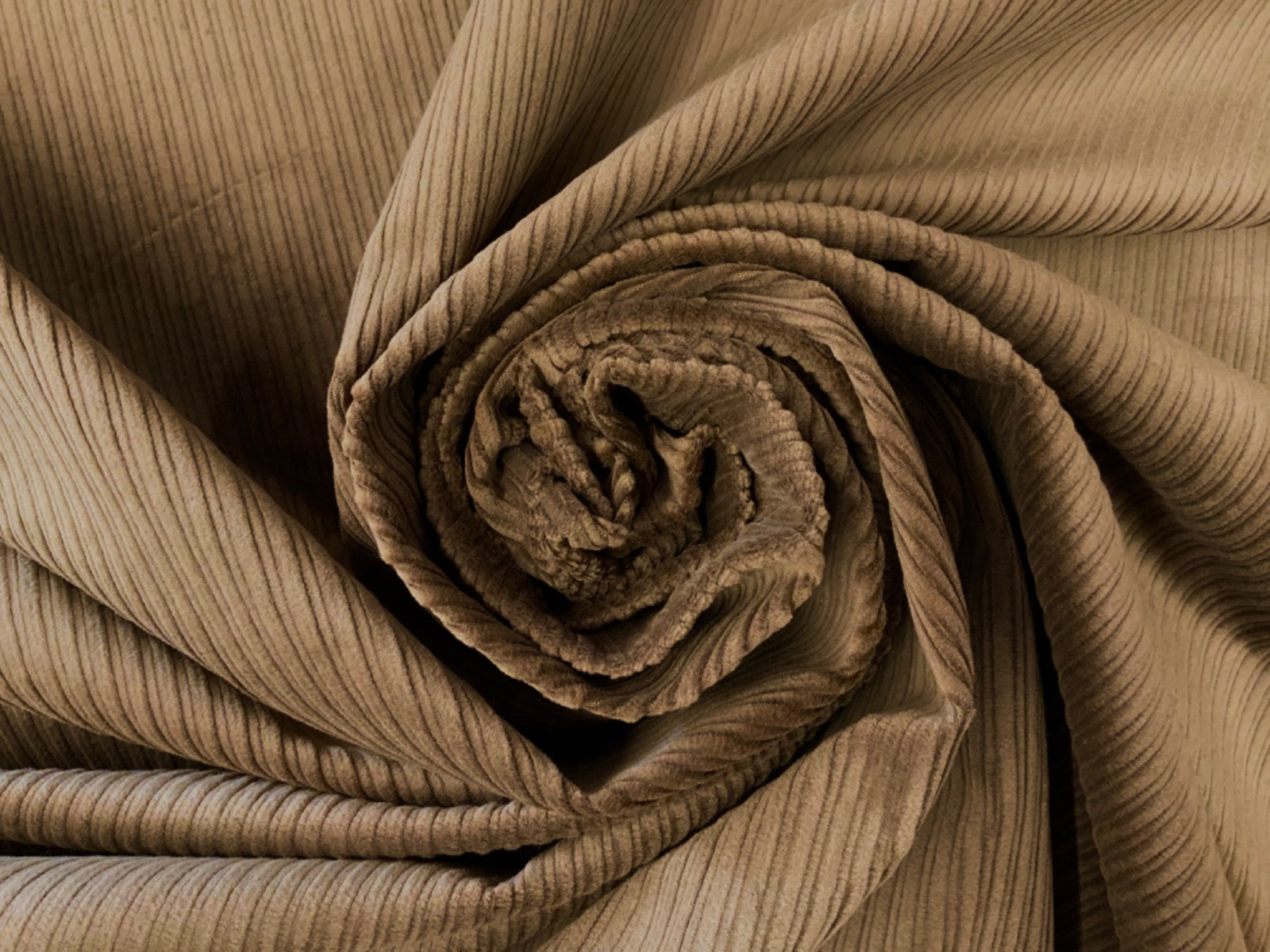 F260 Ex Designer 4-Wale Stretch Jumbo Corduroy Chocolate