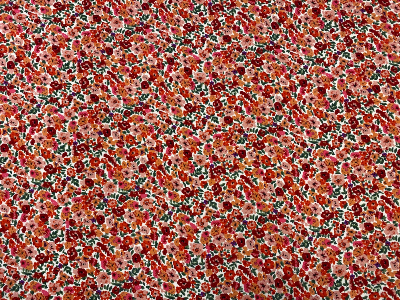 Posy Viscose Rouge W45