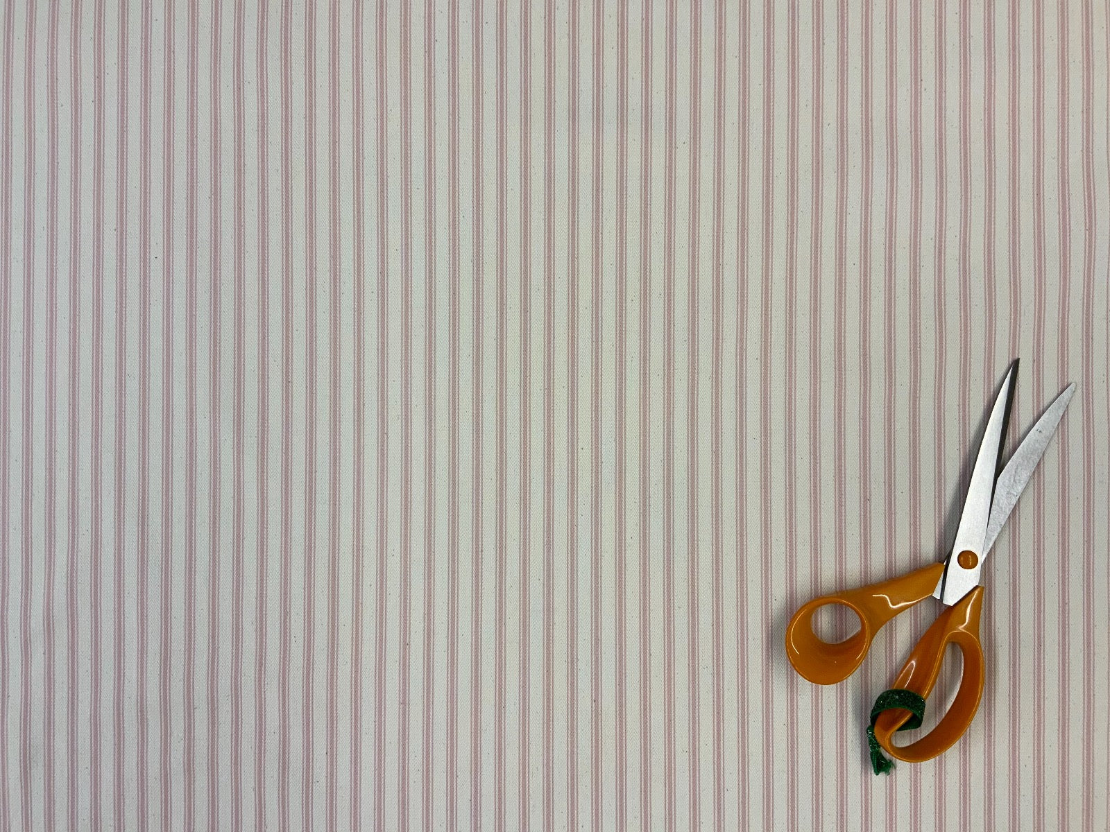S197 French Woven Ticking Blush