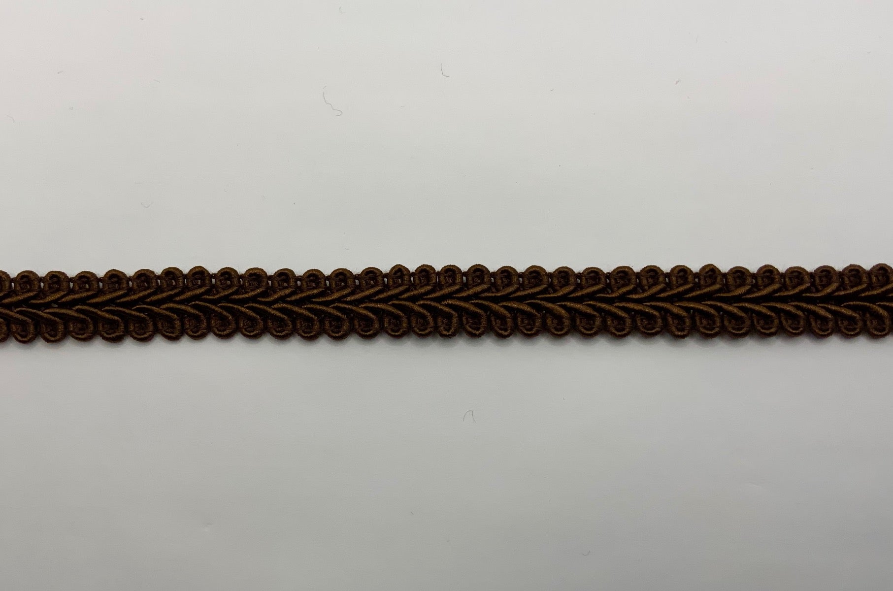 Brown Scroll 1/2" Upholstery Braid