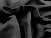 Black Polar Fleece Fabric ES012