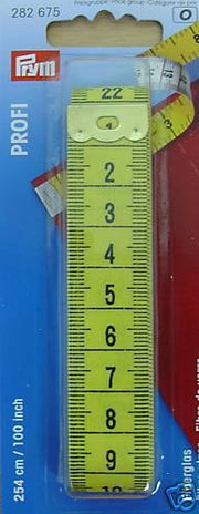 Prym Sewing Tape Measure 254cm 100inch