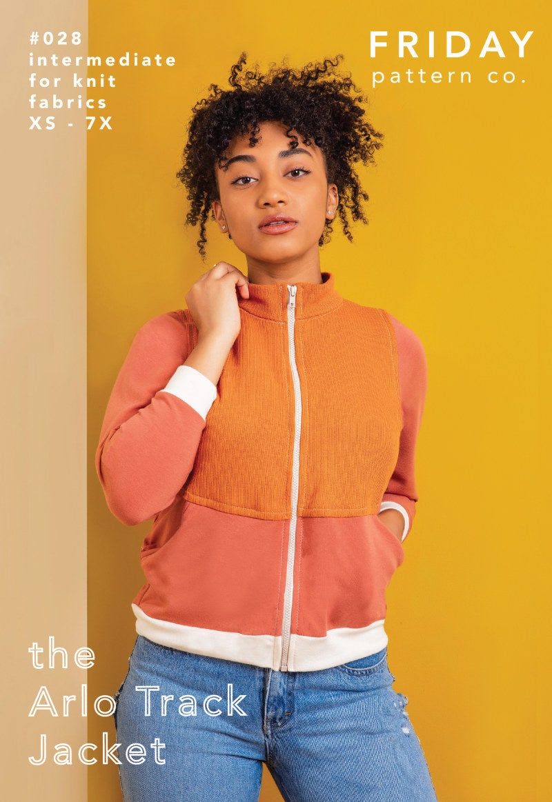 Friday Pattern Company The Arlo Track Jacket Sewing Pattern