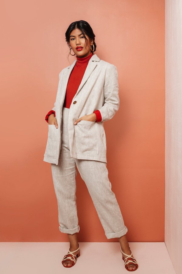 Friday Pattern Company The Heather Blazer Sewing Pattern