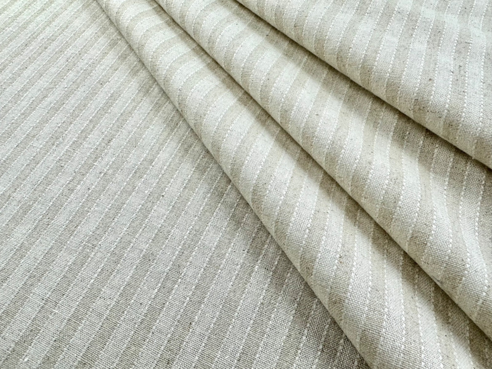 C774 Linen Stitch Stripe Natural