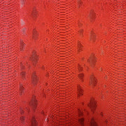 Snakeskin Leatherette Red H46