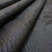 H89 Black Snakeskin Leatherette