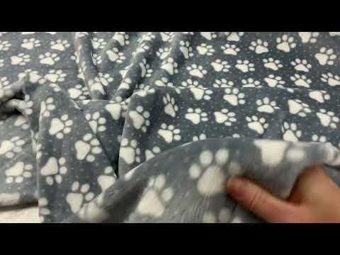 I453 Paws Super Soft Cuddle Fleece