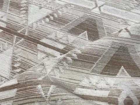 Tex Ex 2690 Inca Ikat  FR Chenille Natural