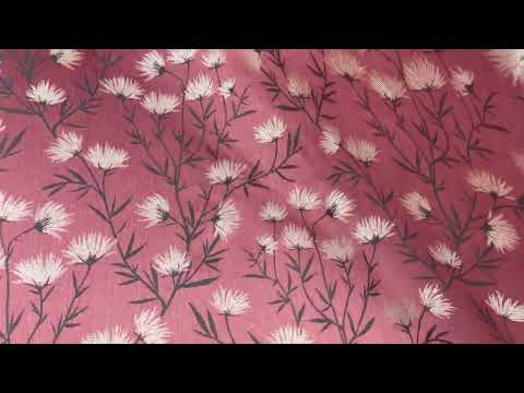 Tex Ex 2743 Dandelion Jacquard Maroon