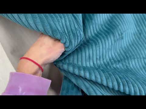 H376 Midi Soft Furnishing Corduroy Teal