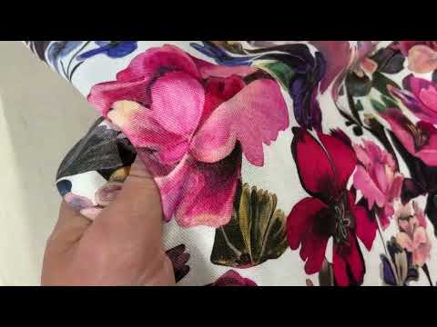 C801 Eden Floral Viscose Linen