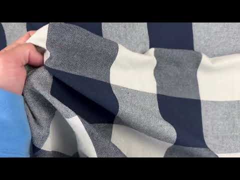 H394 Rustic Giant Gingham Navy