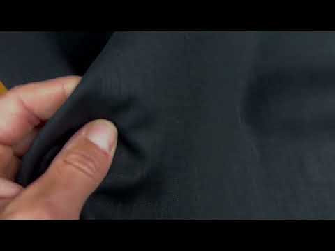 Natural Ramie Linen Look Black C810