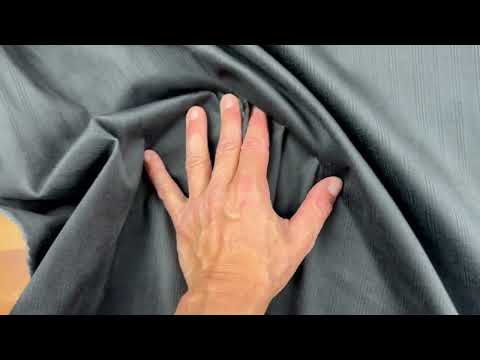 Tex Ex 2901 Suit Stripe Stretch Needlecord Charcoal