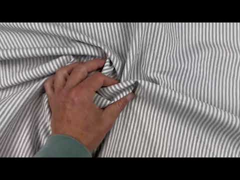 C808 Woven Cotton Stripe Taupe