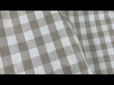 H416 Rustic Gingham Oilcloth Beige
