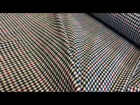 Glen Check Coating F103 Red/ Blue