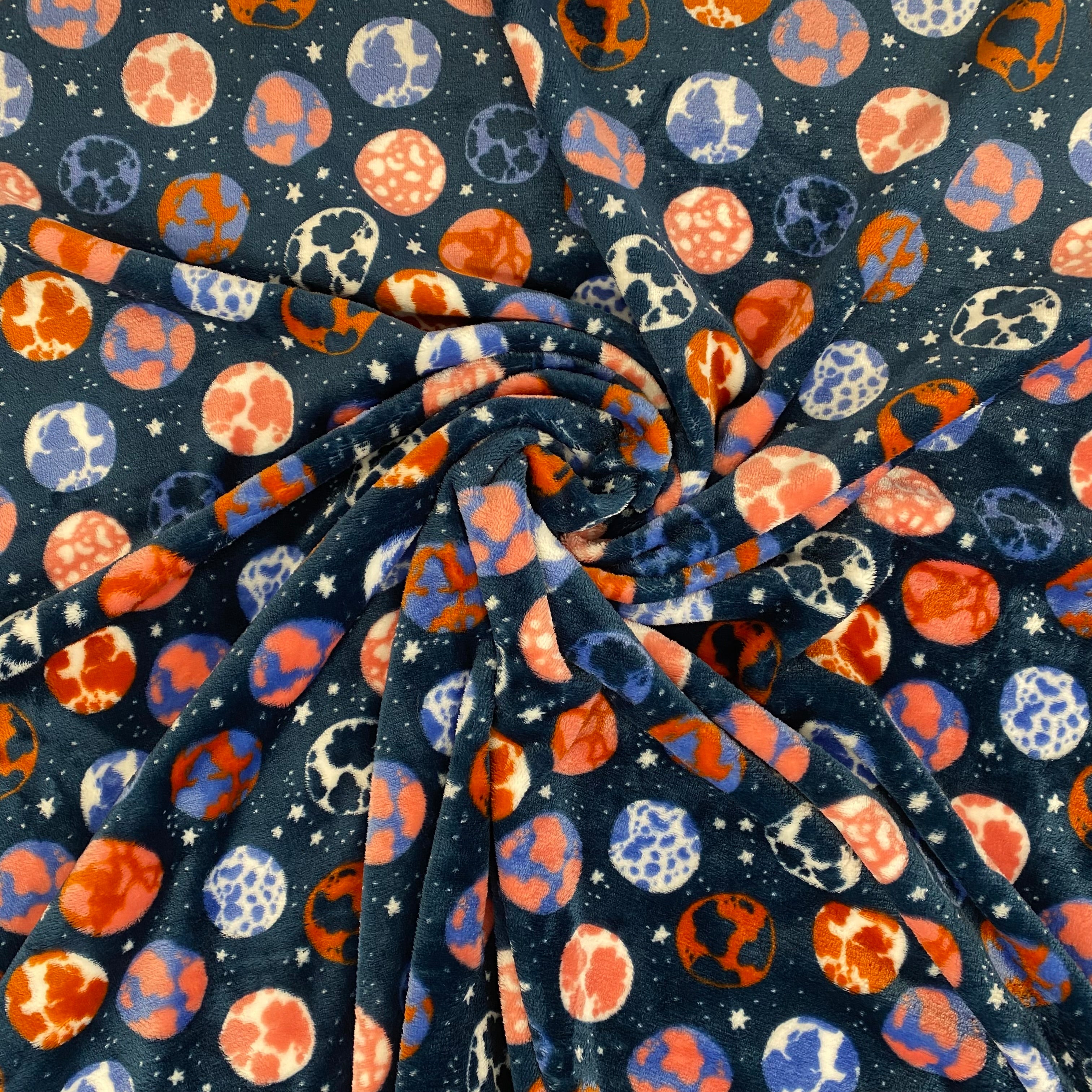 i455 Solar Super Soft Cuddle Fleece Denim Multi Fabric
