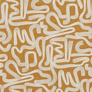 iLIv Script Ochre Fabric