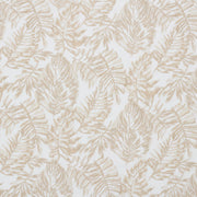 iLiv Calista Voile Sand fabric featuring a delicate tone on tone embroidered floral design on a soft sand coloured voile.