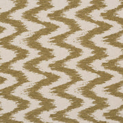 iLiv Ceyara sage fabric featuring a contemporary woven zig zag pattern in rich green, with a textured cotton mix finish