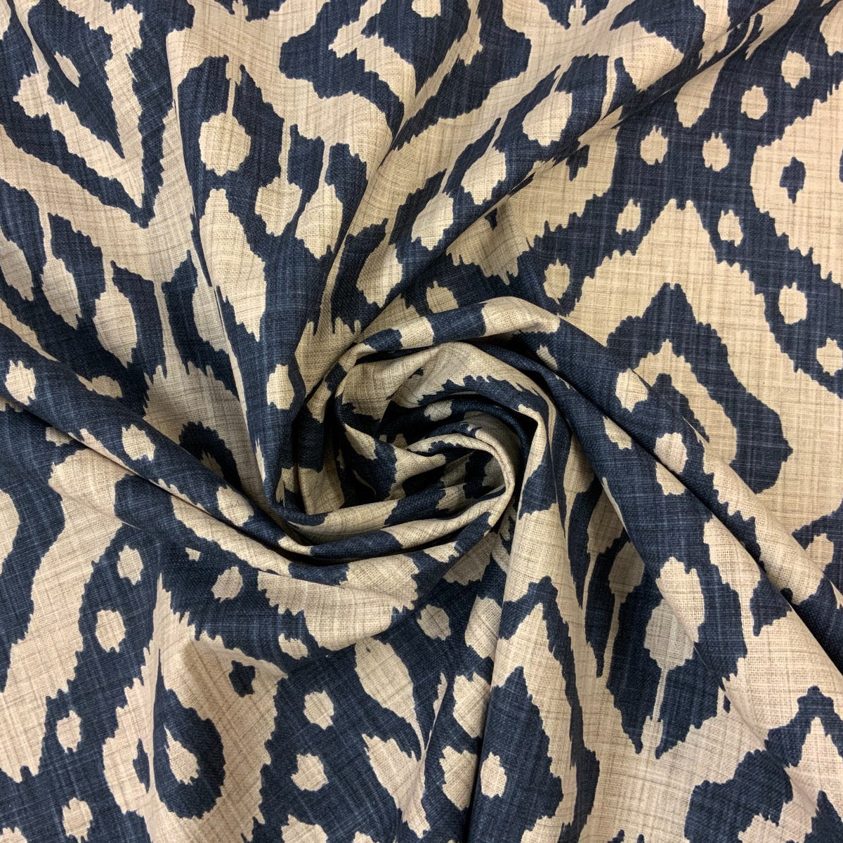 iLiv Marrakech Ink Fabric Gathered