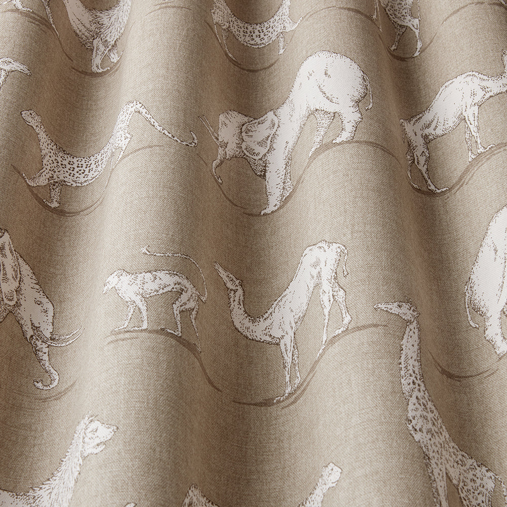iLiv Prairie Animals Almond Fabric Gathered