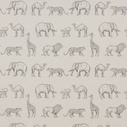 iLiv Prairie Animals Anthracite Fabric