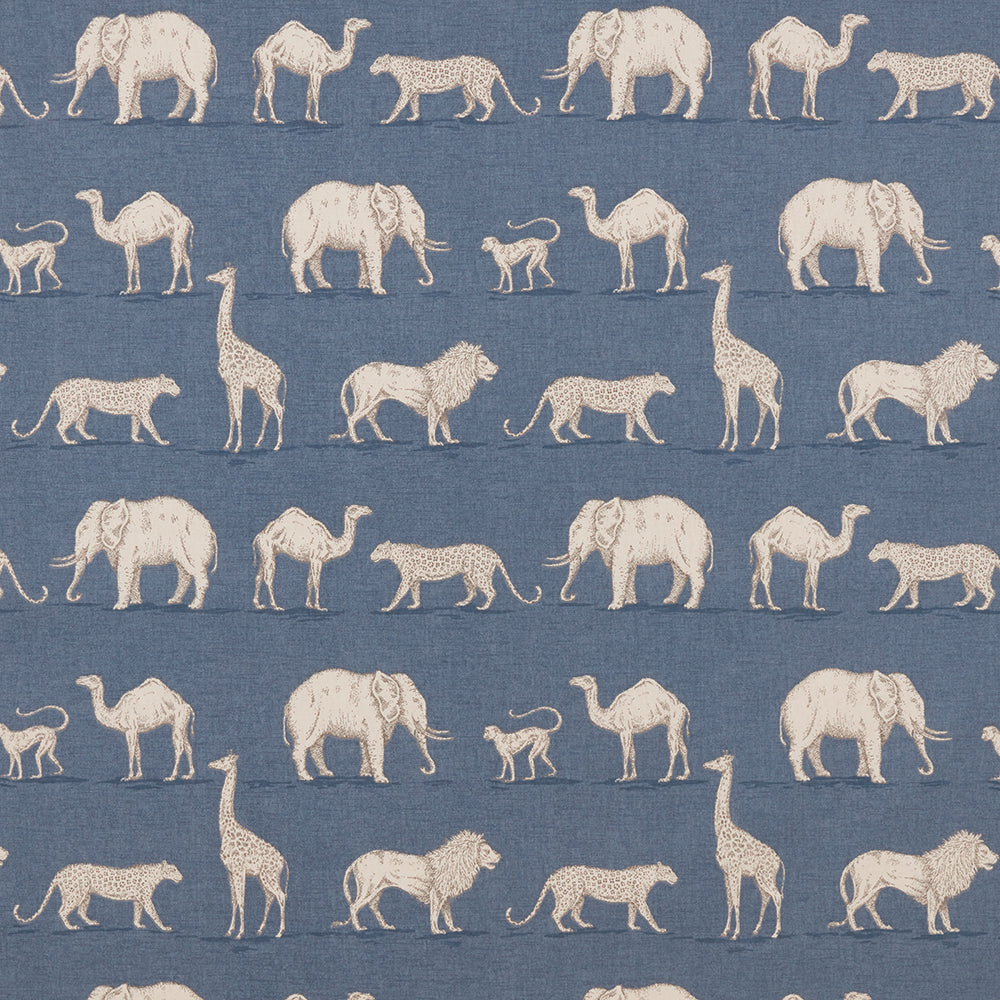 iLiv Prairie Animals Denim Fabric
