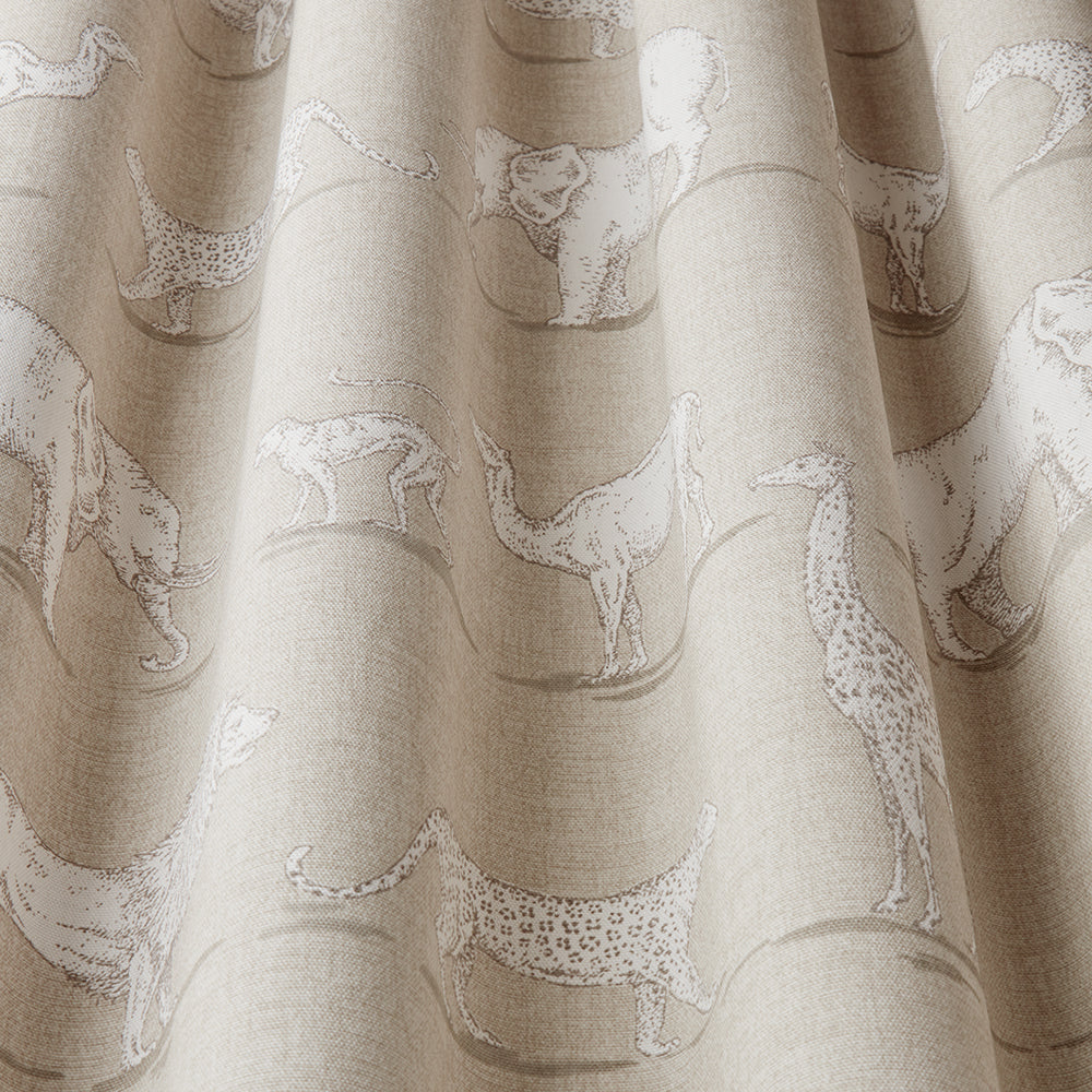 iLiv Prairie Animals Linen Fabric Gathered