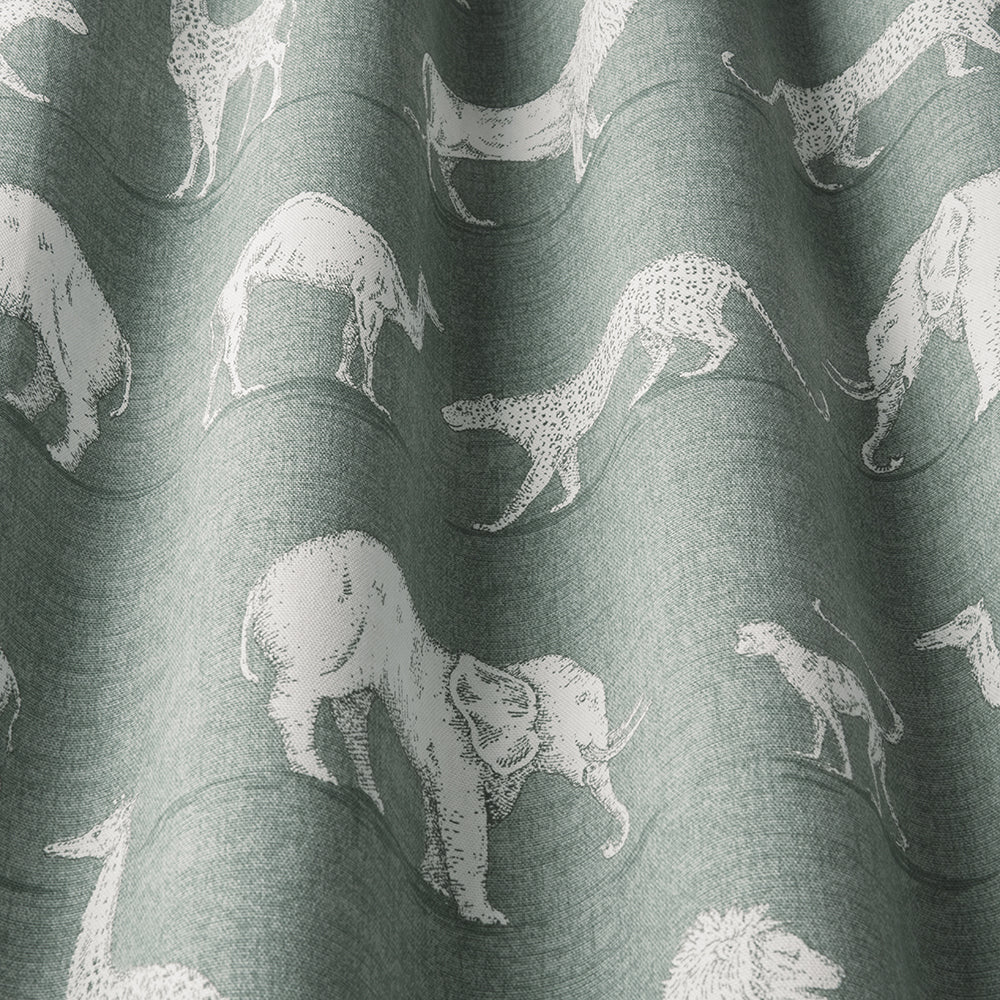 iLiv Prairie Animals Seagrass Fabric Gathered