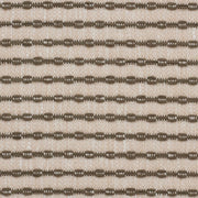 iLiv Sundara Cedar fabric, a contemporary woven stripe cotton-mix upholstery and soft furnishing fabric in rich ochre tones from the Zafira collection.