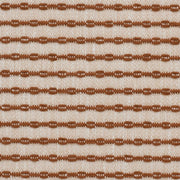 iLiv Sundara Henna fabric, a contemporary woven stripe cotton-mix upholstery and soft furnishing fabric in rich ochre tones from the Zafira collection.