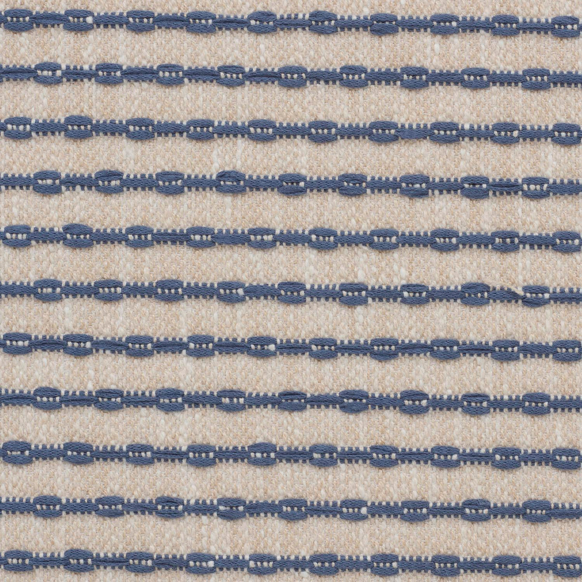 iLiv Sundara Prussian fabric, a contemporary woven stripe cotton-mix upholstery and soft furnishing fabric in rich ochre tones from the Zafira collection.