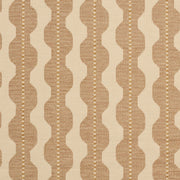 iLiv Zena linen fabric featuring a contemporary woven stripe pattern in neutral tones, with a textured cotton mix finish.