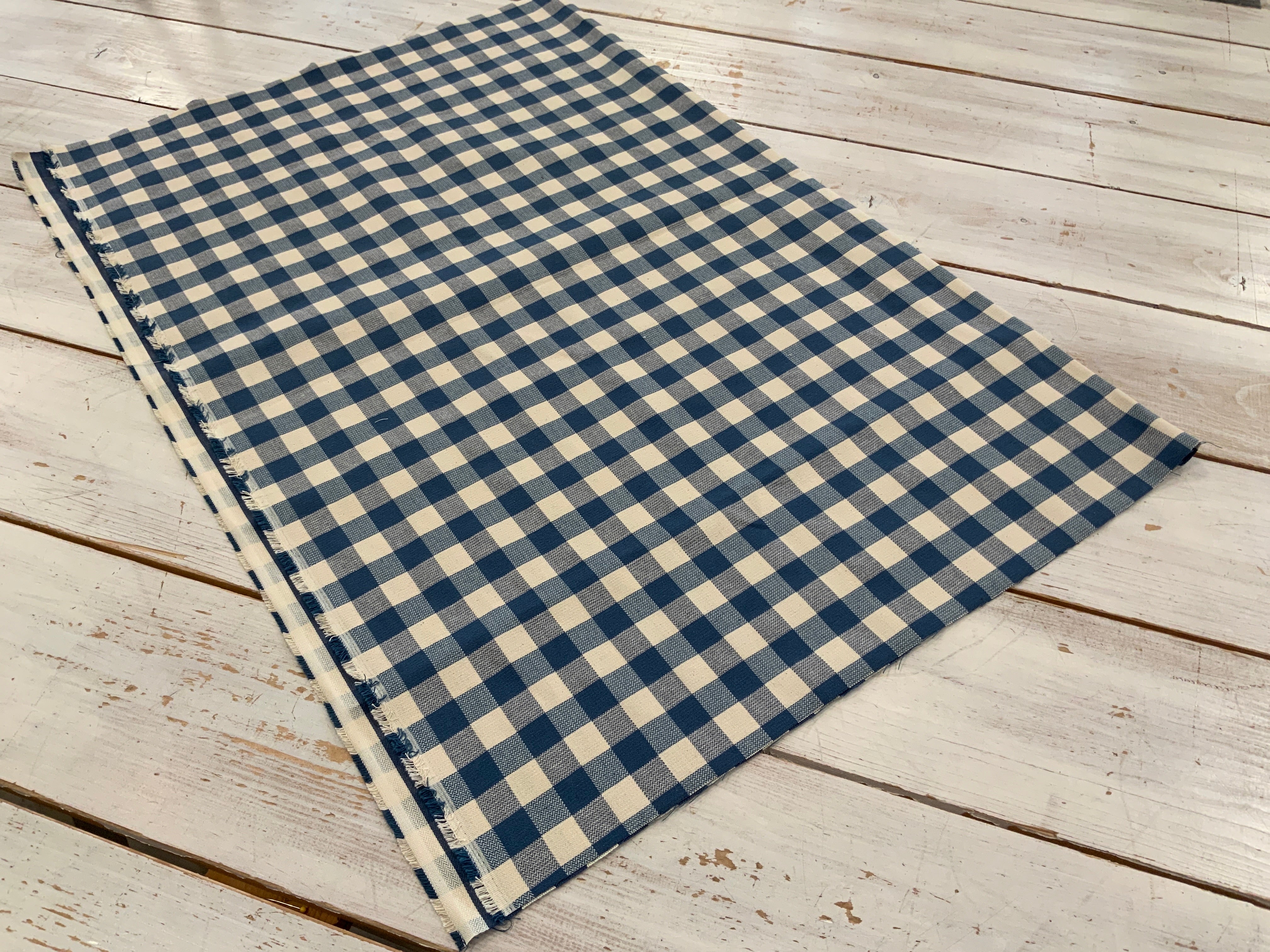 Rem 24 - 1m Blue Cotton Gingham