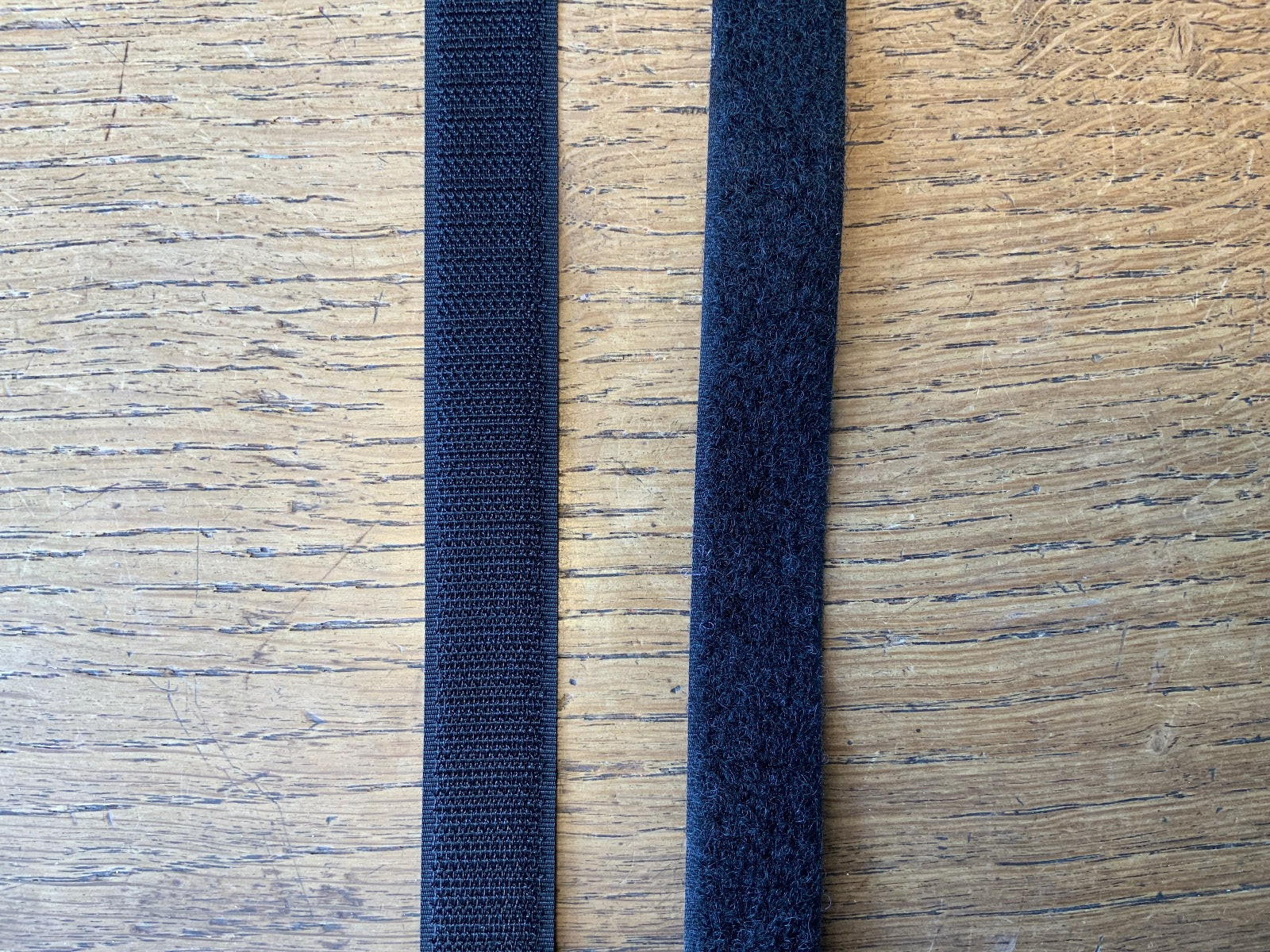 20mm  Velcro Sew On Black Soft Side